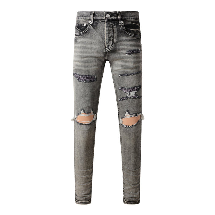PURPLE  Fashion Jeans 9068