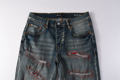 PURPLE  Fashion Jeans 9114