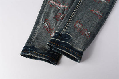 PURPLE  Fashion Jeans 9114