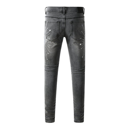 PURPLE  Fashion Jeans 9123