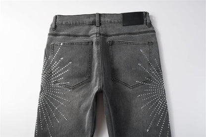 PURPLE  Fashion Jeans 9123