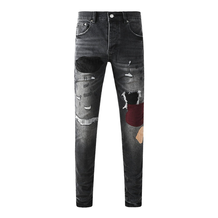 PURPLE  Fashion Jeans 9135