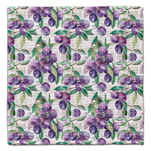 Purple Grapes  Eco-Friendly Washcloth - CJ Bella Co.