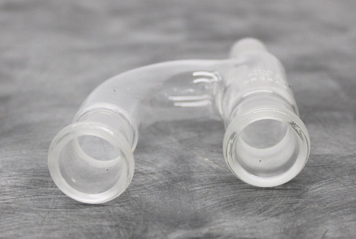 Pyrex 300mL Flat Bottom Recovery Flask 24/40 and Three-Way Claisen Adapter 19/22