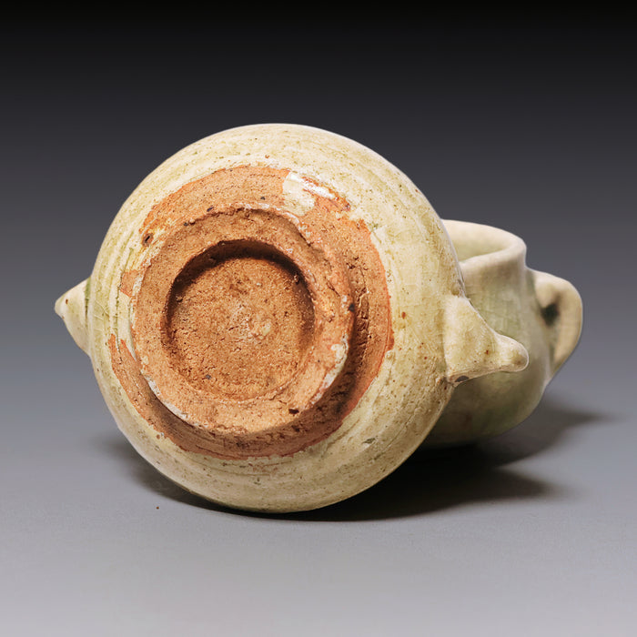 Qing Dynasty, Set of Two Celadon Glazed Miniature Incense Burners