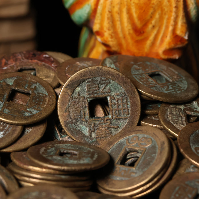 Qing Dynasty, Two Emperors: Qianlong & Daoguang, Copper Cash Coins - 1735 to 1850 CE - China