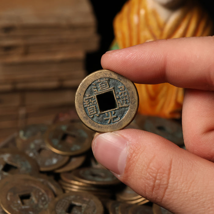 Qing Dynasty, Two Emperors: Qianlong & Daoguang, Copper Cash Coins - 1735 to 1850 CE - China
