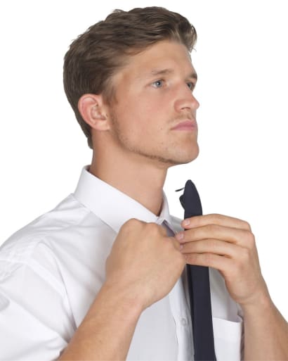 Quick release clip-on tie security doormen etc -ct01