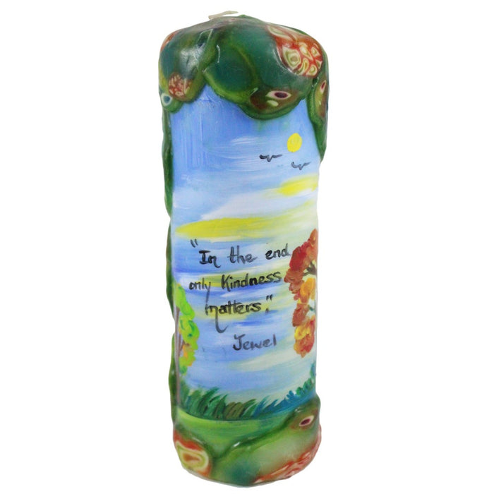 Quote Candle - "In the end, only kindness matters" Jewel - Candlestock.com