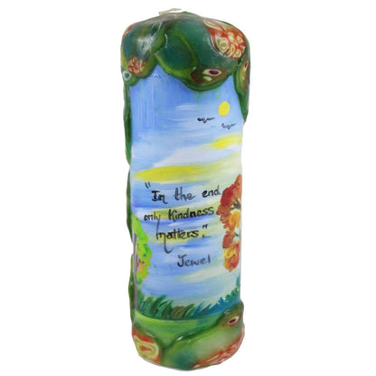 Quote Candle - "In the end, only kindness matters" Jewel - Candlestock.com
