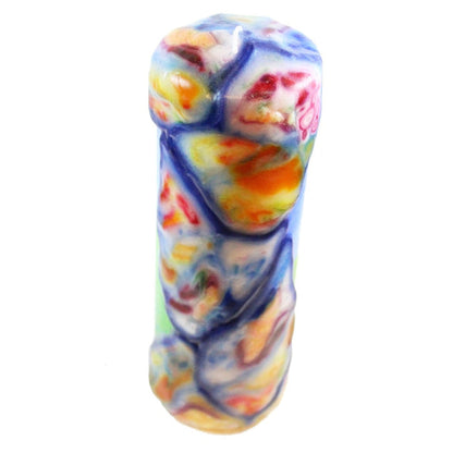 Quote Pillar Candle - "There is a crack in everything, that's how the light gets in" Leonard Cohen - Candlestock.com