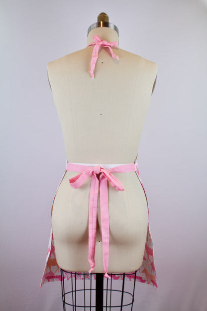 Rainbow Zebra Apron-The Blue Peony-Age Group_Adult,Animal_Zebra,Apron Style_Chef,Category_Apron,Color_Pink,Department_Kitchen,Material_Cotton,Pattern_Graphic,Theme_Animal