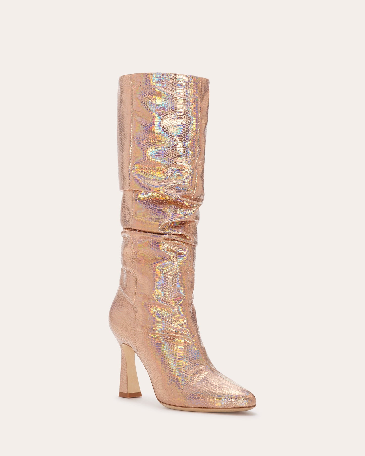 Squeen Heeled Boots | ROSE GOLD