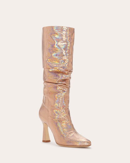 Squeen Heeled Boots | ROSE GOLD