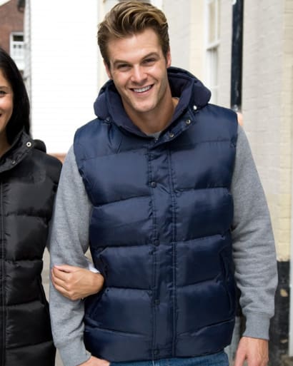 Result core nova lux padded bodywarmer (water repellent and windproof) r223x