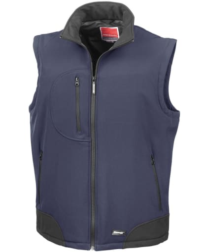 Result softshell gilet bodywarmer sizes: s - 2xl -r123x