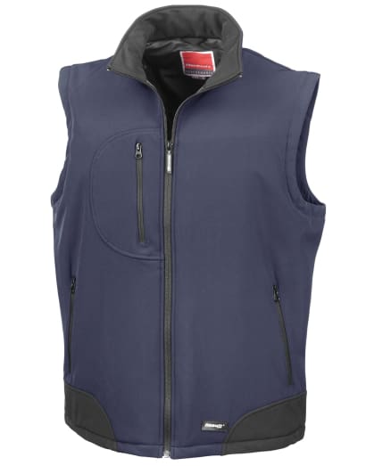 Result softshell gilet bodywarmer sizes: s - 2xl -r123x