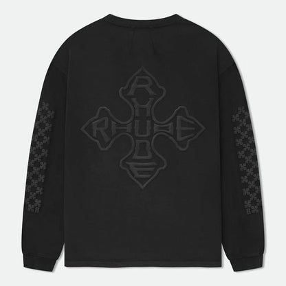 RHUDE Raised-Logo Cotton Sweatshirt