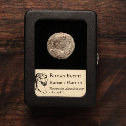 Roman Egypt, Emperor Hadrian, Billon Tetradrachm - 128 to 129 CE - Roman Empire