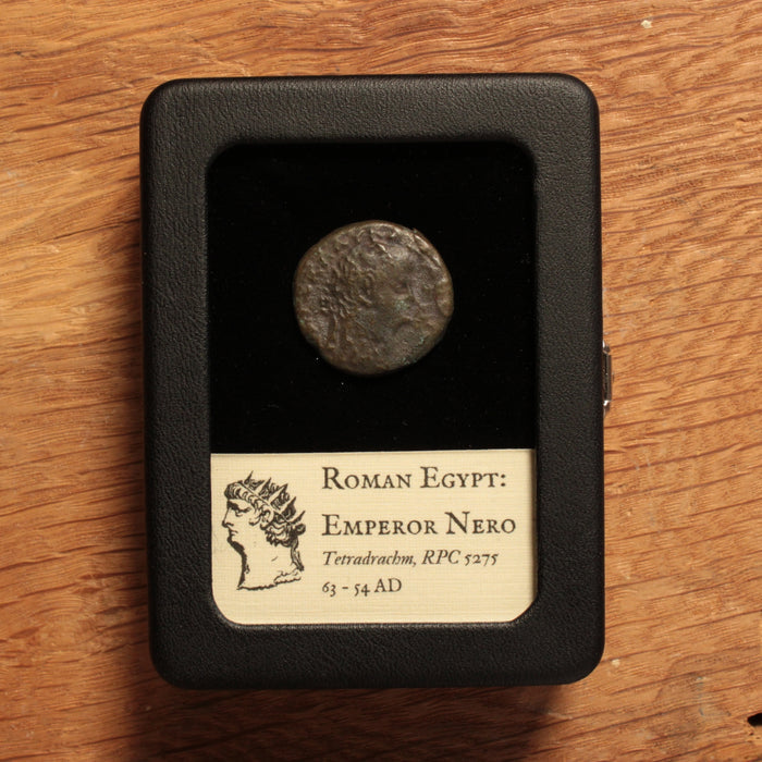 Roman Egypt, Emperor Nero Tetradrachm - 63 to 54 CE - Roman Provinces