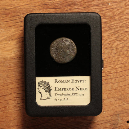 Roman Egypt, Emperor Nero Tetradrachm - 63 to 54 CE - Roman Provinces