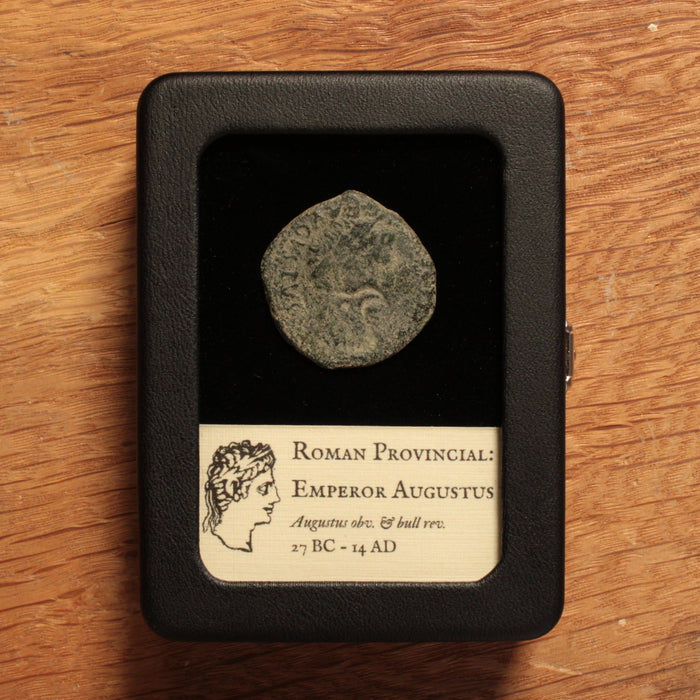 Roman Hispania, Emperor Augustus (Octavian) Bronze - 27 BCE to 14 CE - Roman Provinces