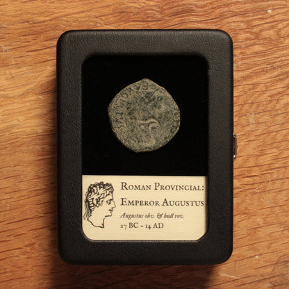 Roman Hispania, Emperor Augustus (Octavian) Bronze - 27 BCE to 14 CE - Roman Provinces