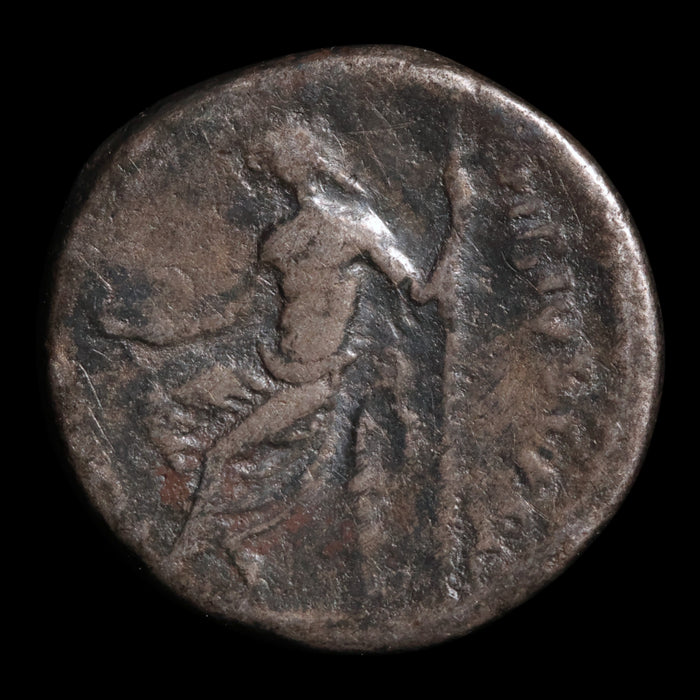 Roman Republic, C. Vibius, AR Denarius, Jupiter & Pan (God of the Wild) - 48 BCE - Roman Republic