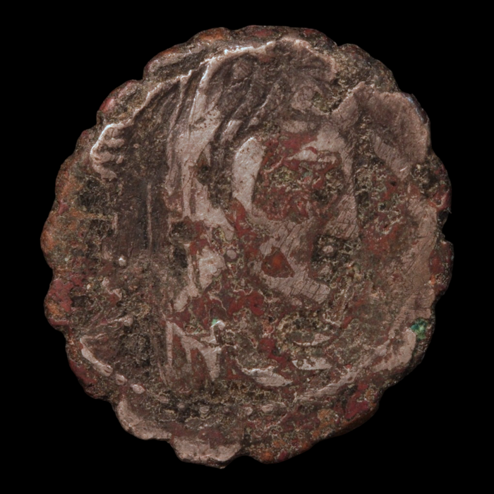 Roman Republic, Denarius Serratus, Head of Hispania & Togate Figure - 81 BCE - Roman Republic