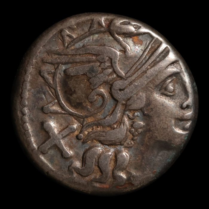 Roman Republic, Pinarius Natta, AR Denarius, Roma & Victory - 149 BCE - Roman Republic