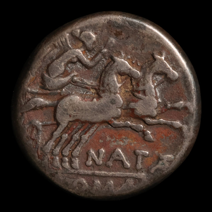 Roman Republic, Pinarius Natta, AR Denarius, Roma & Victory - 149 BCE - Roman Republic