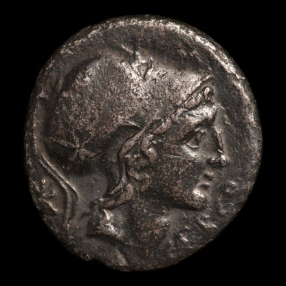 Roman Republic, Q. Lutatius Cerco (Issuer), AR Denarius, Roma & Ship - 109 to 108 BCE - Roman Republic