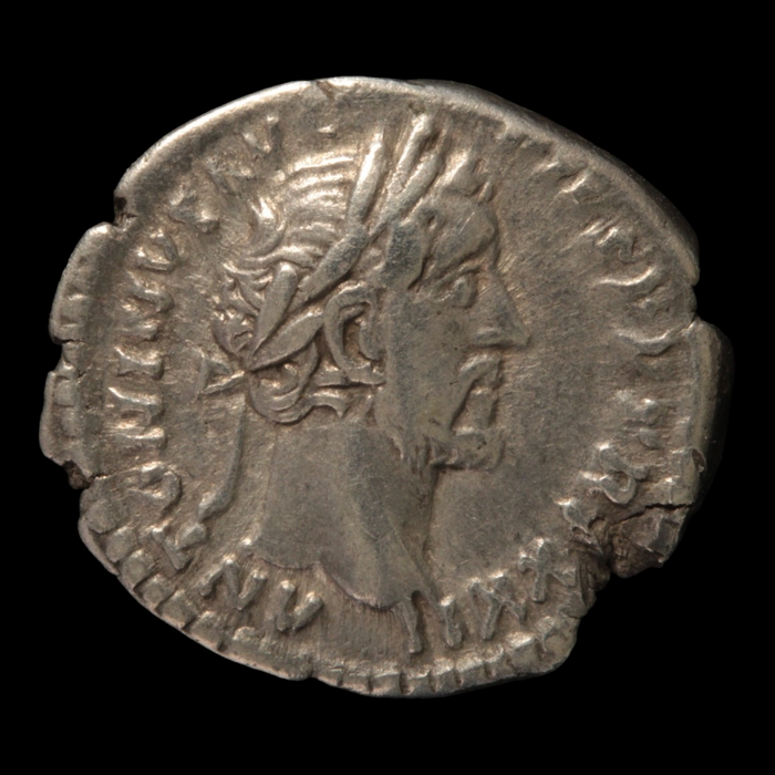 Rome, Antoninus Pius, Denarius, Emperor on Reverse - 157 to 158 CE - Roman Empire