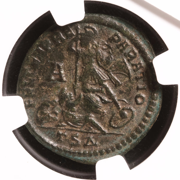 Rome, Constantius II, BI Centenionalis, Soldier Spearing Horseman, VF (Very Fine) - 350 CE - NGC Certified