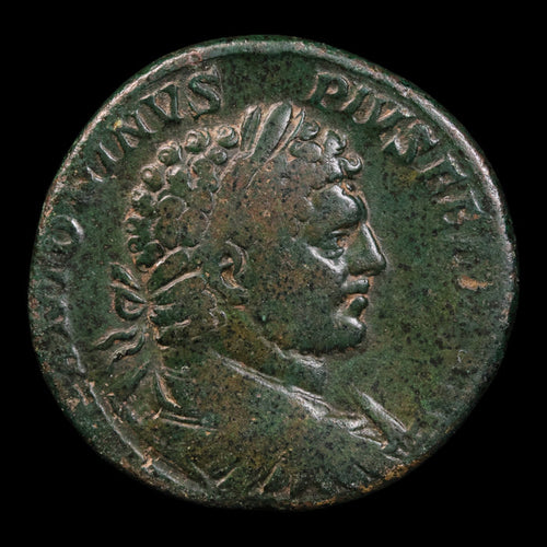 Rome, Emperor Caracalla, AE Sestertius, Libertas (Goddess of Liberty) - 213 CE - Roman Empire