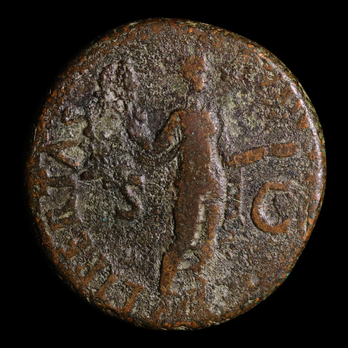 Rome, Emperor Claudius, AE As, Libertas (Goddess of Liberty - 41 to 50 CE - Roman Empire