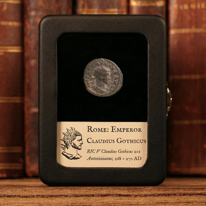 Rome, Emperor Claudius II Gothicus, AR Antoninianus, Serapis (Sun God) - 268 to 270 CE - Roman Empire