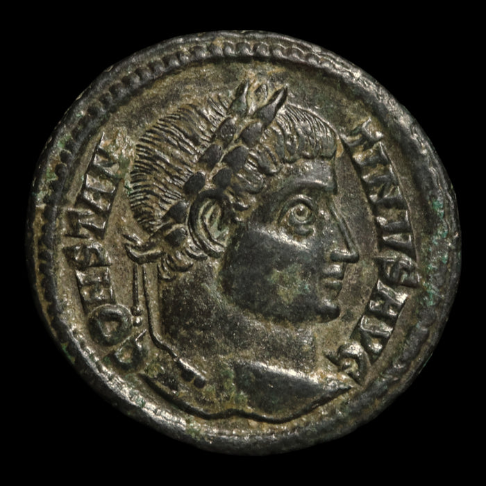 Rome, Emperor Constantine I, AE3, VOT/XX Within Wreath - 321 to 324 CE - Roman Empire