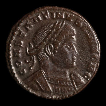 Rome, Emperor Constantine II, AE Nummus, Two Soldiers Reverse - 330 to 331 CE - Roman Empire