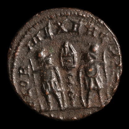 Rome, Emperor Constantine II, AE Nummus, Two Soldiers Reverse - 330 to 337 CE - Roman Empire