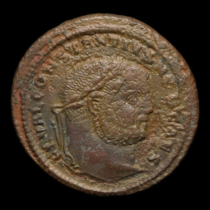 Rome, Emperor Constantius Chlorus, AE Follis, Genius (Divinity) - 296 to 297 CE - Roman Empire