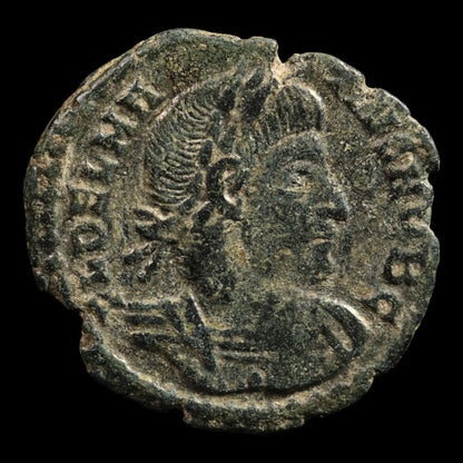 Rome, Emperor Dalmatius, AE3, Two Soldiers - 335 to 337 CE - Roman Empire