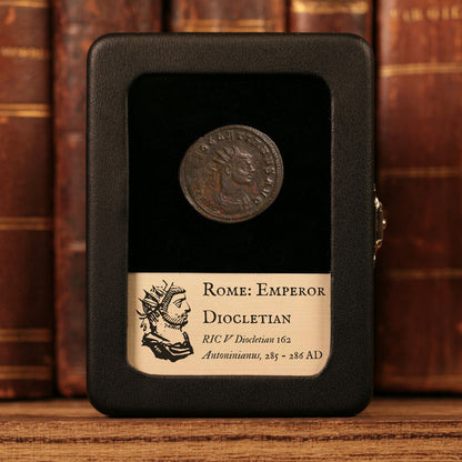 Rome, Emperor Diocletian, AR Antoninianus, Jupiter Reverse - 285 to 286 CE - Roman Empire