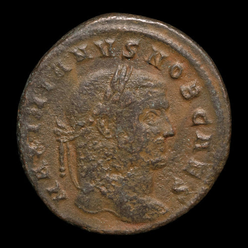Rome, Emperor Galerius, AE Follis, Genius (Divinity) - 296 CE - Roman Empire