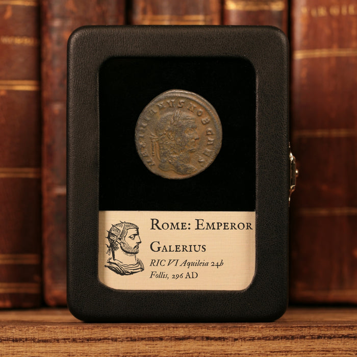 Rome, Emperor Galerius, AE Follis, Genius (Divinity) - 296 CE - Roman Empire