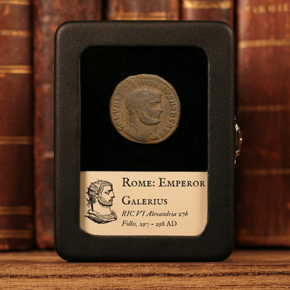 Rome, Emperor Galerius, AE Follis, Genius (Divinity) - 297 to 298 CE - Roman Empire
