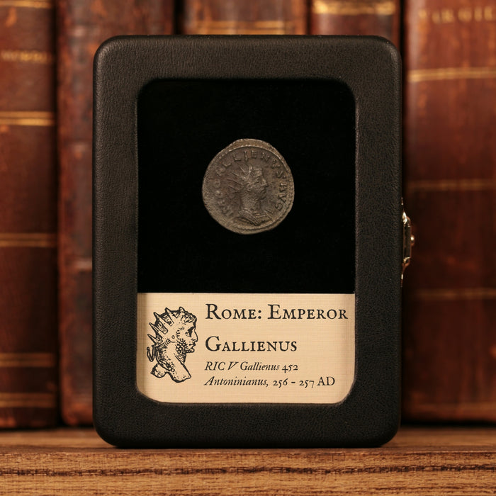 Rome, Emperor Gallienus, AR Antoninianus, Goddess of Victory - 256 to 257 CE - Roman Empire
