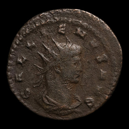 Rome, Emperor Gallienus, BI Antoninianus, Emperor & Victory Reverse - 266 to 268 CE - Roman Empire