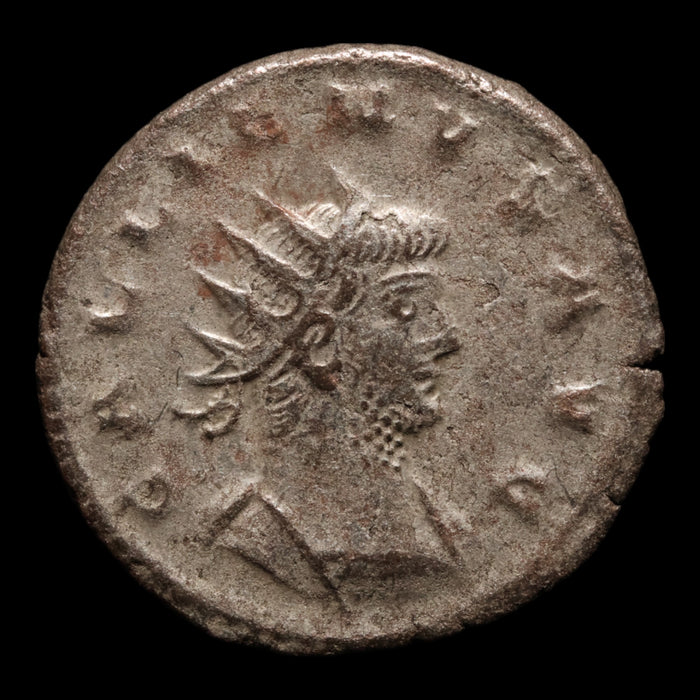 Rome, Emperor Gallienus, BI Antoninianus, Fortuna (Goddess of Fortune) - 266 to 268 CE - Roman Empire