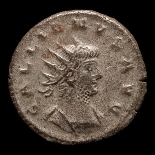 Rome, Emperor Gallienus, BI Antoninianus, Fortuna (Goddess of Fortune) - 266 to 268 CE - Roman Empire